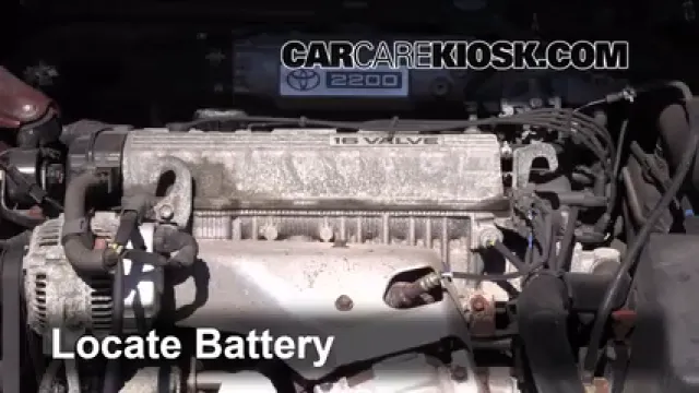 1996 Toyota Camry LE 2.2L 4 Cyl. Sedan (4 Door) Batterie Changement